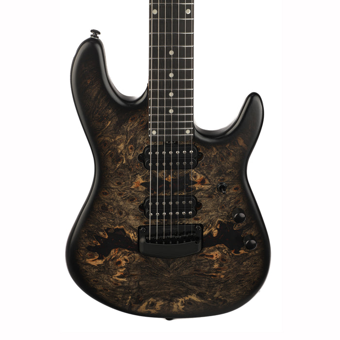 Music Man Jason Richardson Signature Cutlass 7-String Electric Guitar - Natural, Buckeye Burl Top