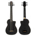 Kala UBASS-JYMN-BK-FS Journeyman Acoustic Electric U-Bass W/ F Hole - Matte Black - New