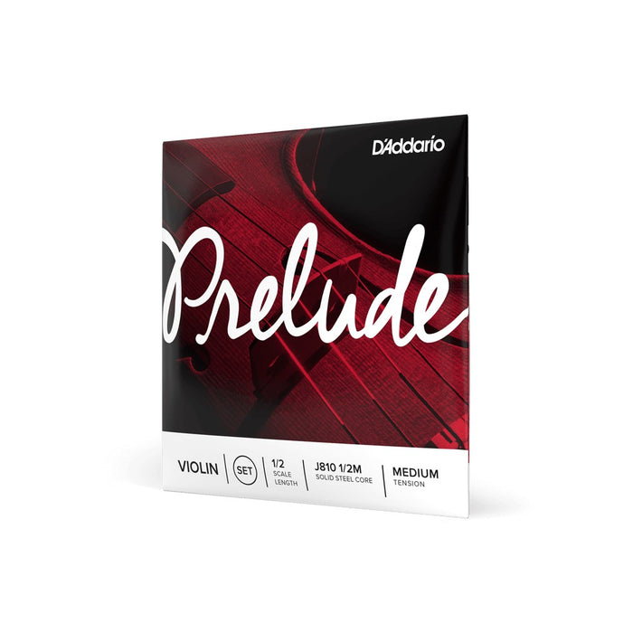 D'Addario Prelude Violin String Set - 1/2 Scale Medium Tension J810