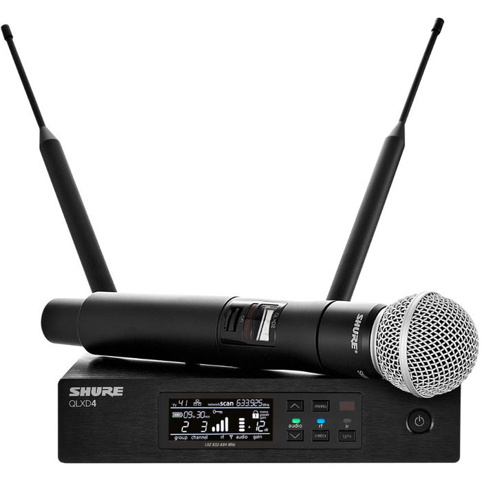 Shure QLXD24/SM58 Handheld Digital Wireless System - H50 Band - Open Box - Open Box