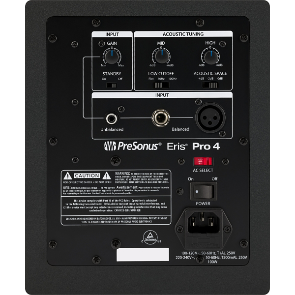 PreSonus Eris Pro 4 Active Coaxial Studio Monitor