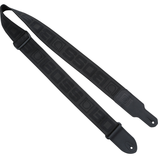 BOSS BSM-20-BB Monogram Guitar Strap - Black