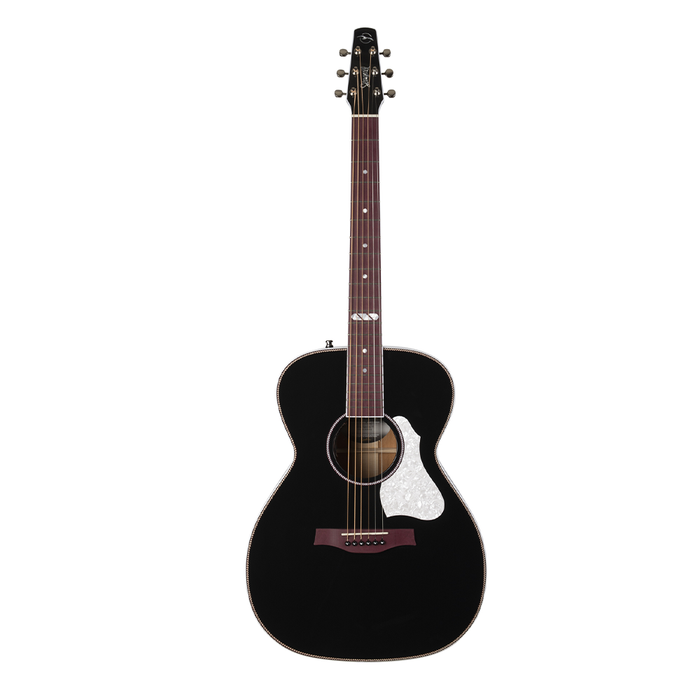 Seagull Artist Tuxedo Black Anthem EQ Acoustic Guitar with TRIC Case - New