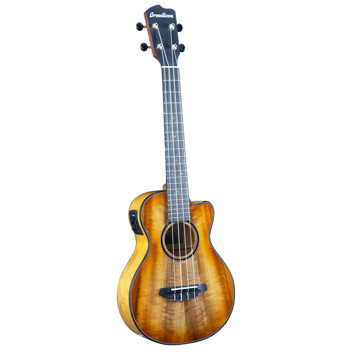 Breedlove ECO Lu'au S Tenor Ukulele CE - Natural Shadow, Myrtlewood