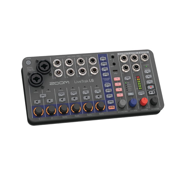 Zoom LiveTrak L6 10-Track Digital Mixer Recorder